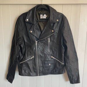 Topman Leather Biker Jacket